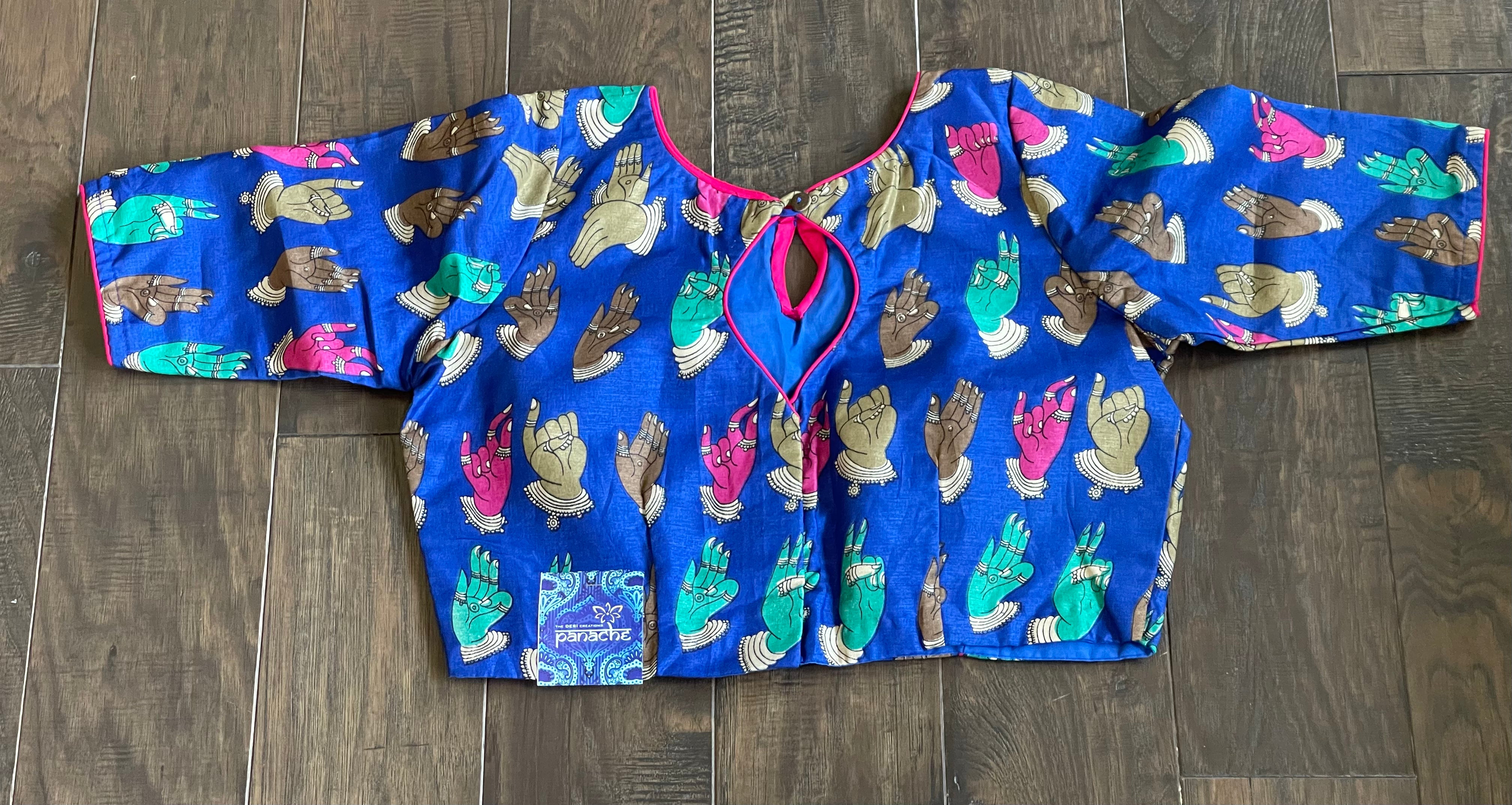 Designer Blouse - Royal Blue