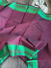 Cotton Silk Kanjivaram - Marion Green Tanchui