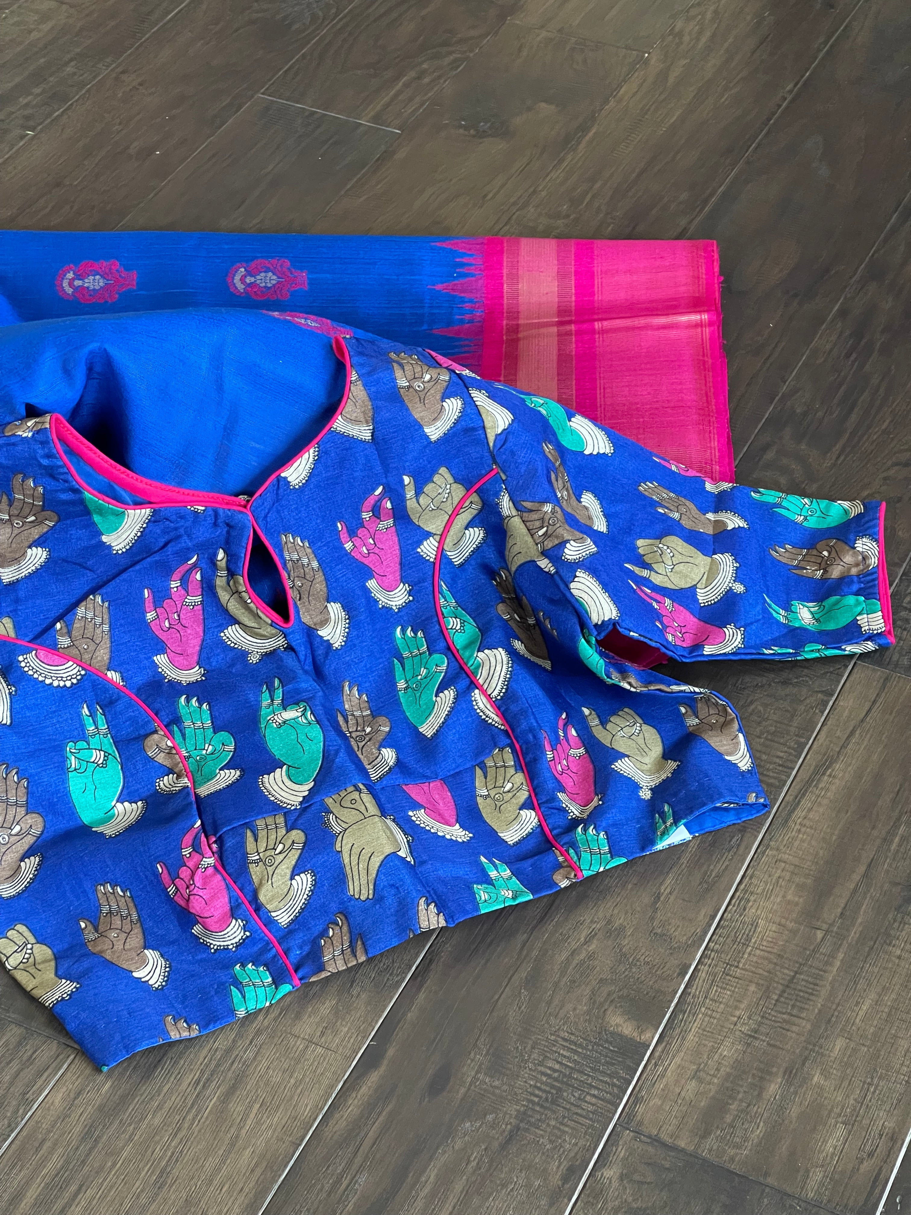 Designer Blouse - Royal Blue