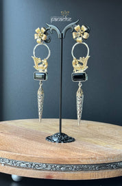 Earring 925 Silver- Black Onyx