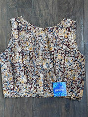Designer Cotton Blouse - Brown Kalamkari