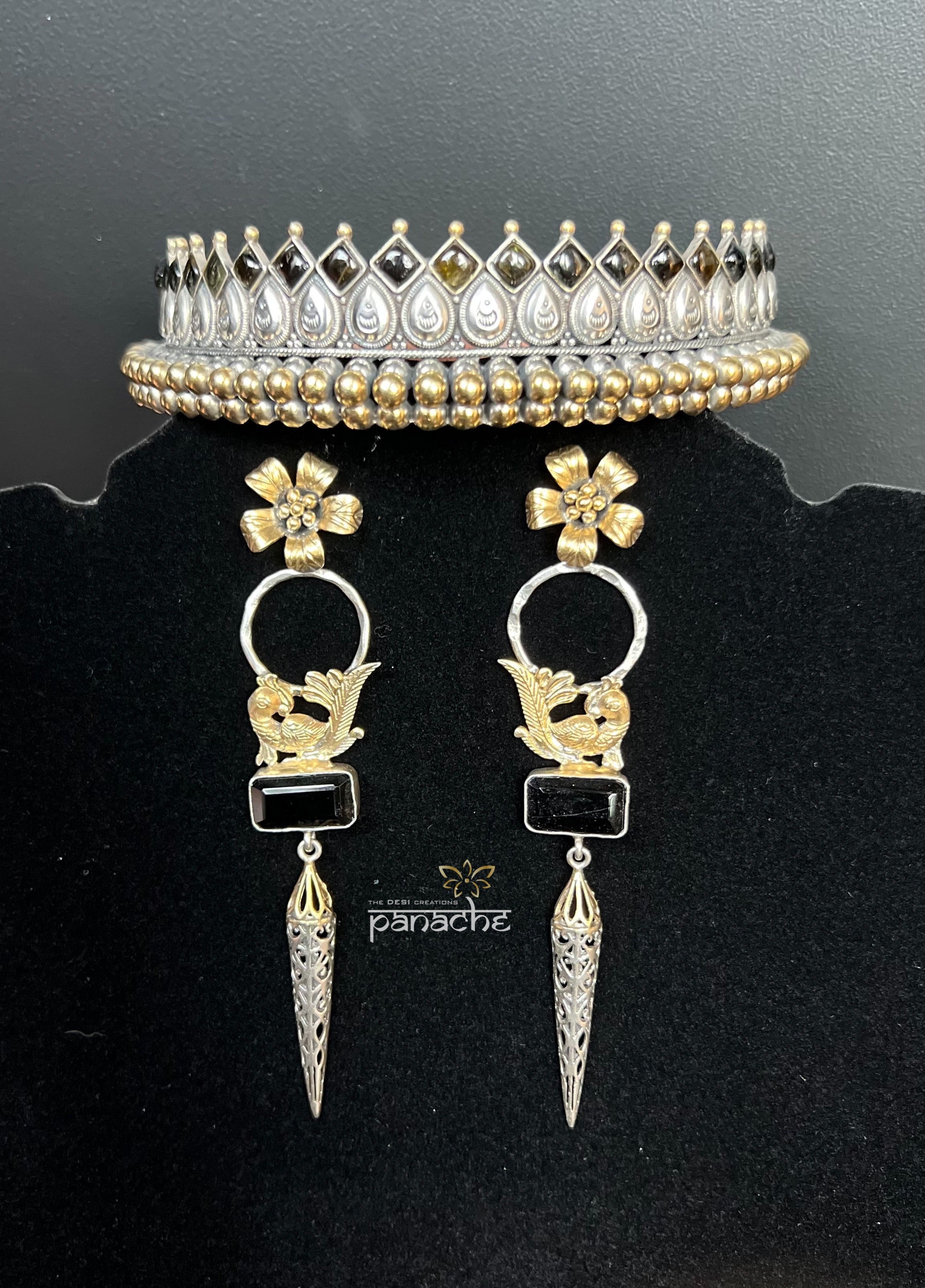 Earring 925 Silver- Black Onyx