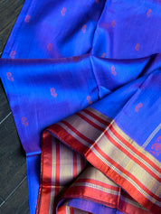 Pure Garad Silk- Purple Blue