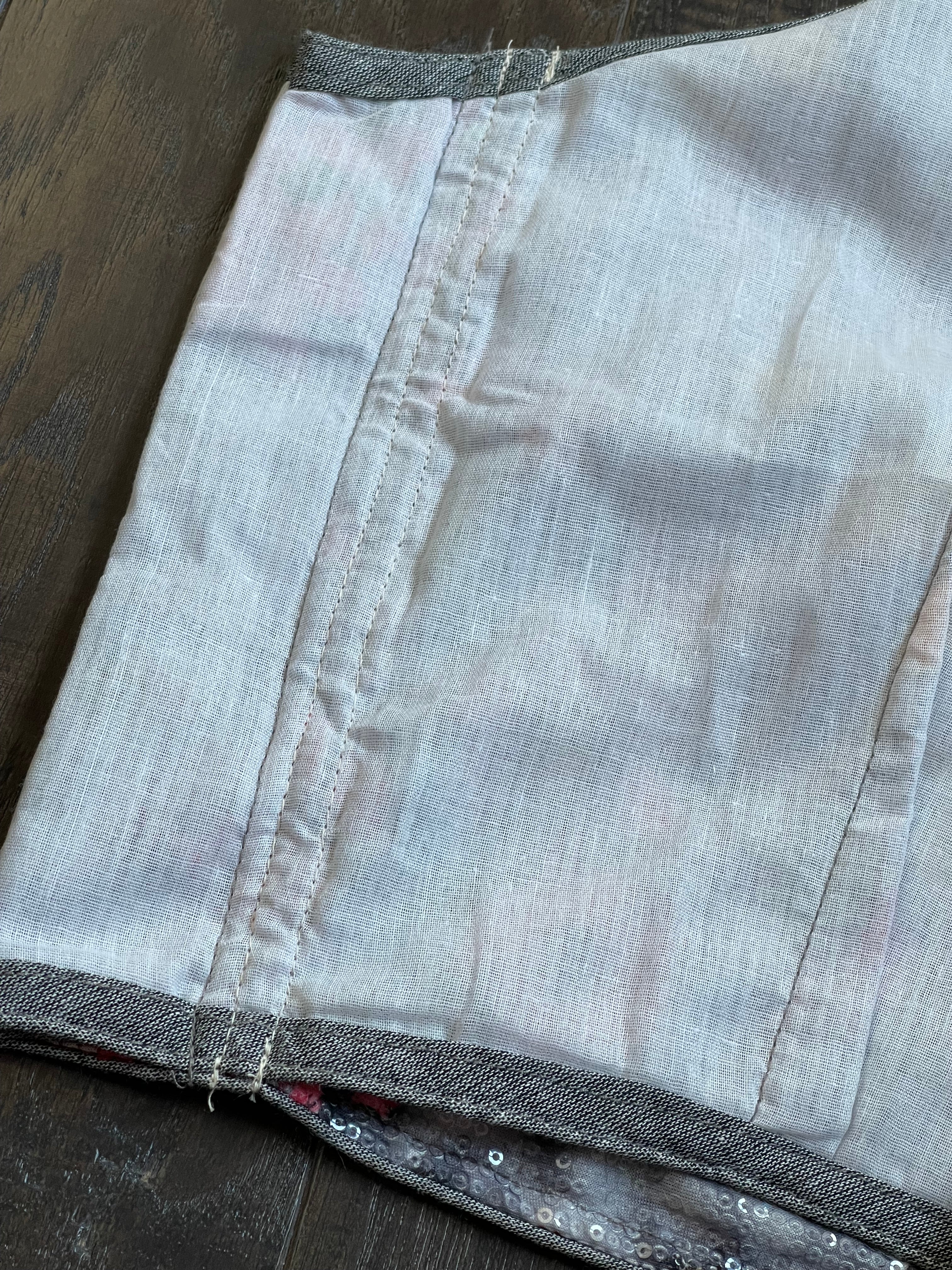 Designer Blouse - Grey Multi color Sequin
