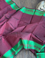 Cotton Silk Kanjivaram - Marion Green Tanchui