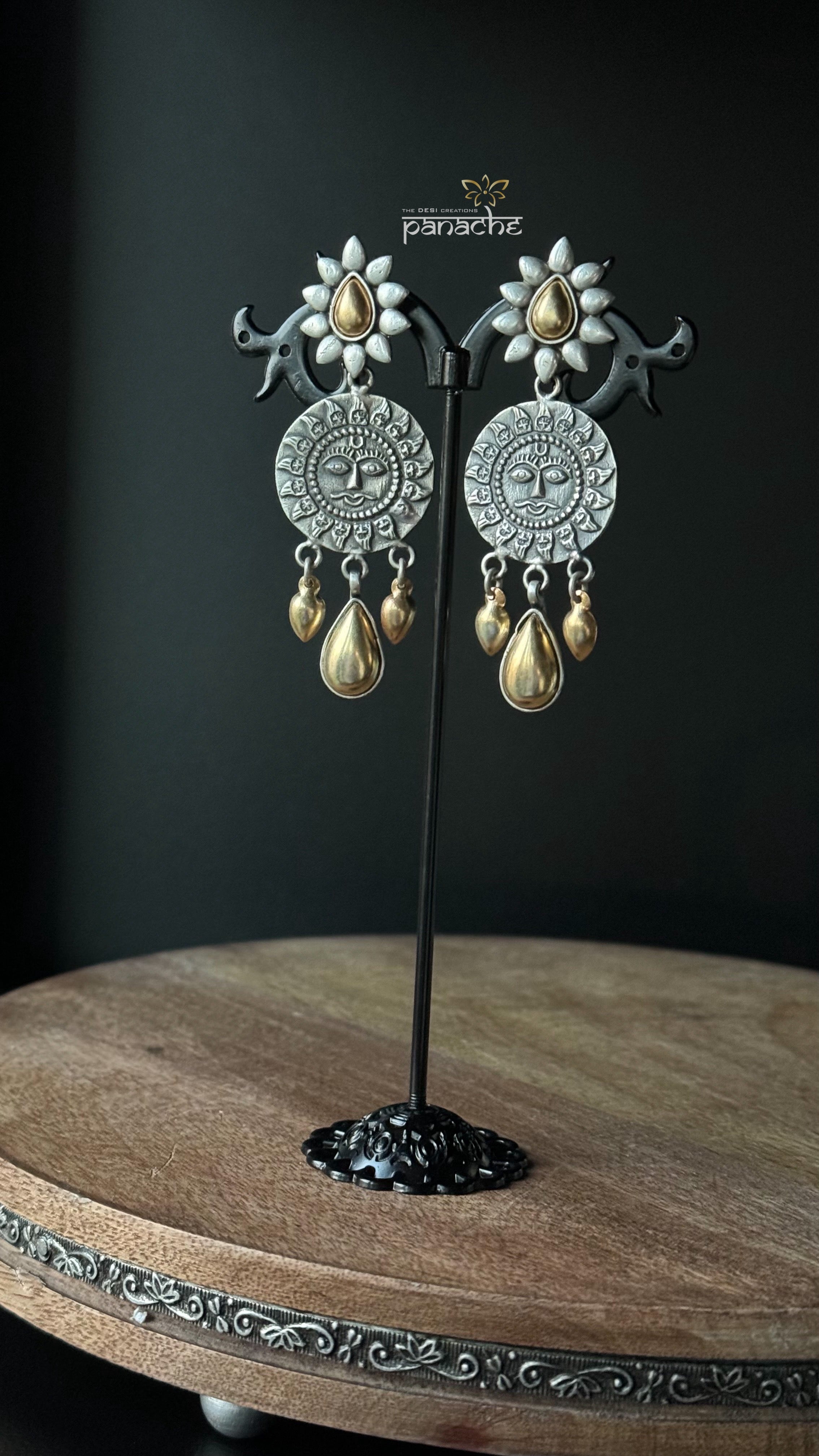 Earring 925 Silver- Lapis Stud