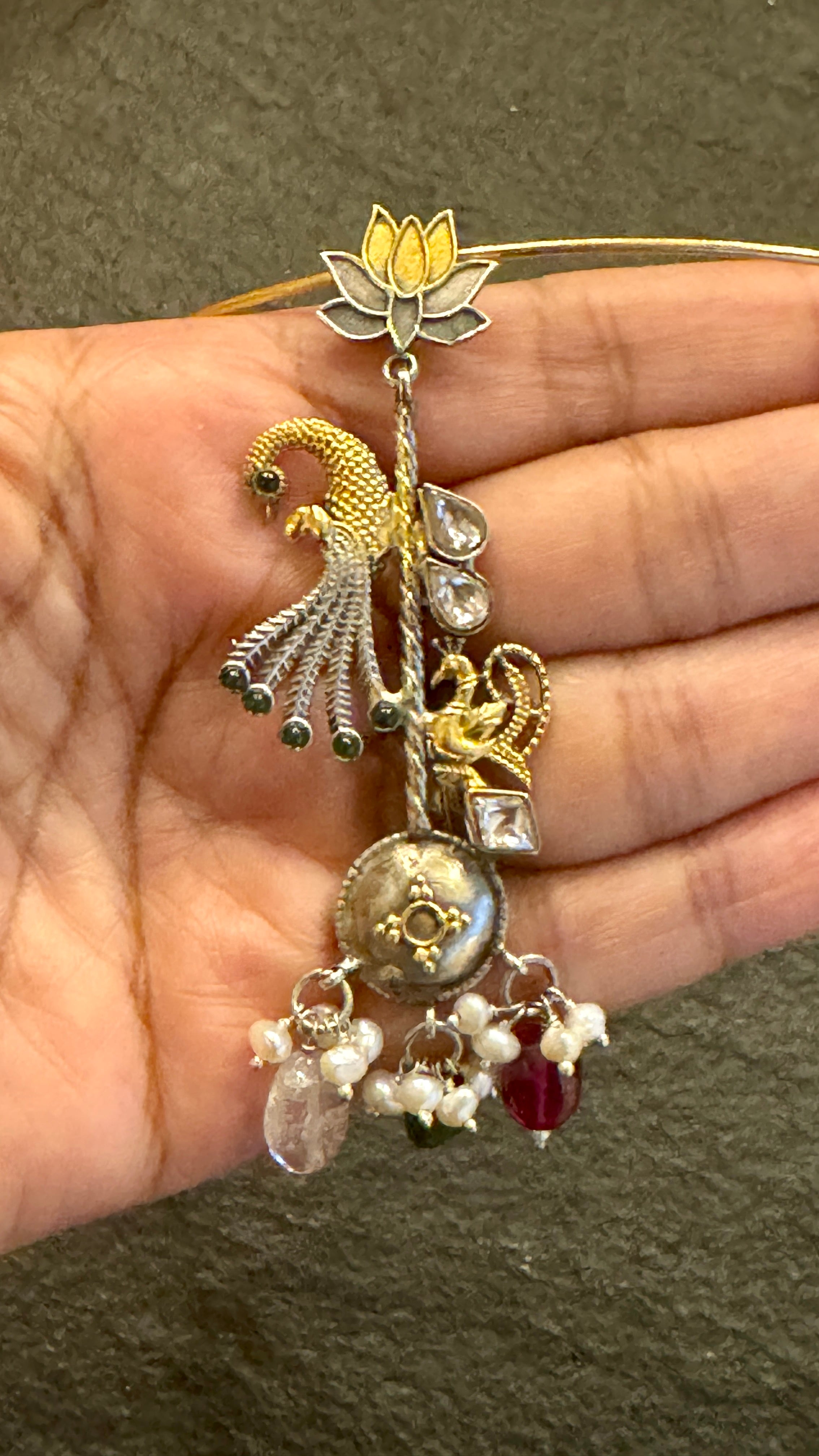 Silver 925 Hasli - Lotus Bird Pendant