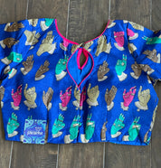 Designer Blouse - Royal Blue