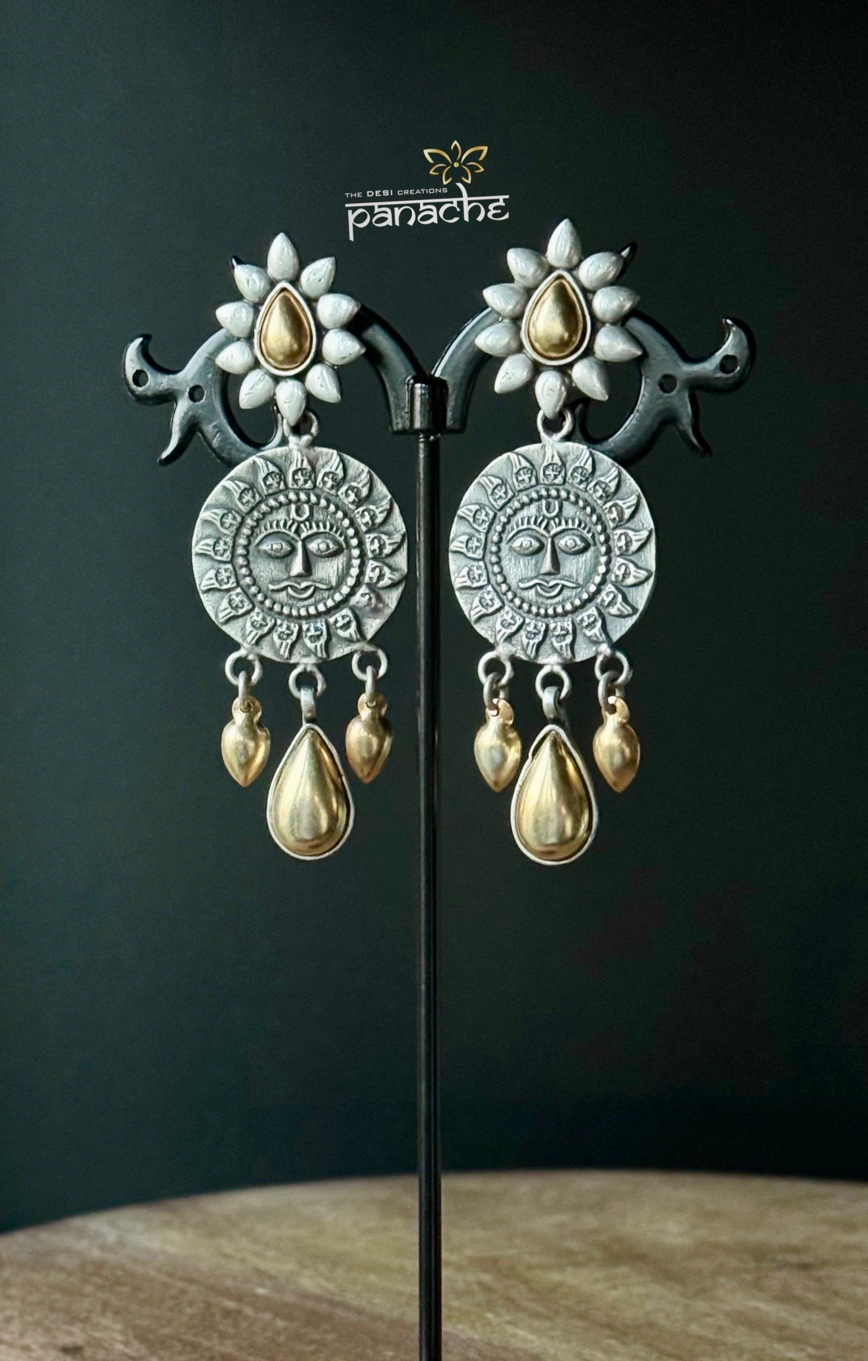 Earring 925 Silver- Lapis Stud