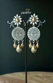 Earring 925 Silver- Lapis Stud