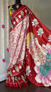 Pure Silk -  Hand Batik Ganesha