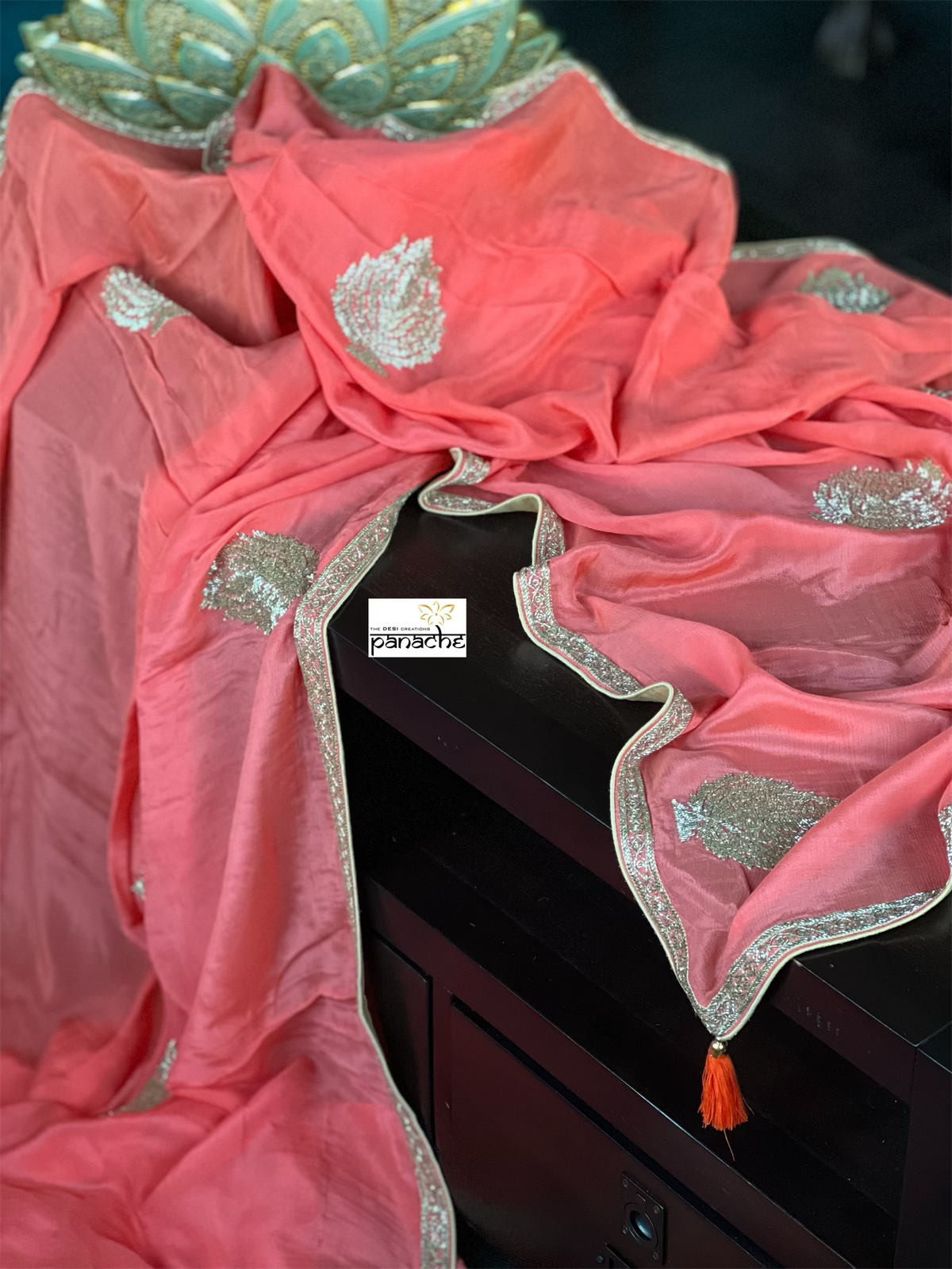 Designer Chiffon - Peach Pink