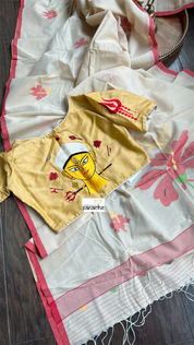 Designer Blouse - Light Golden Yellow