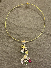 Silver 925 Hasli - Lotus Bird Pendant