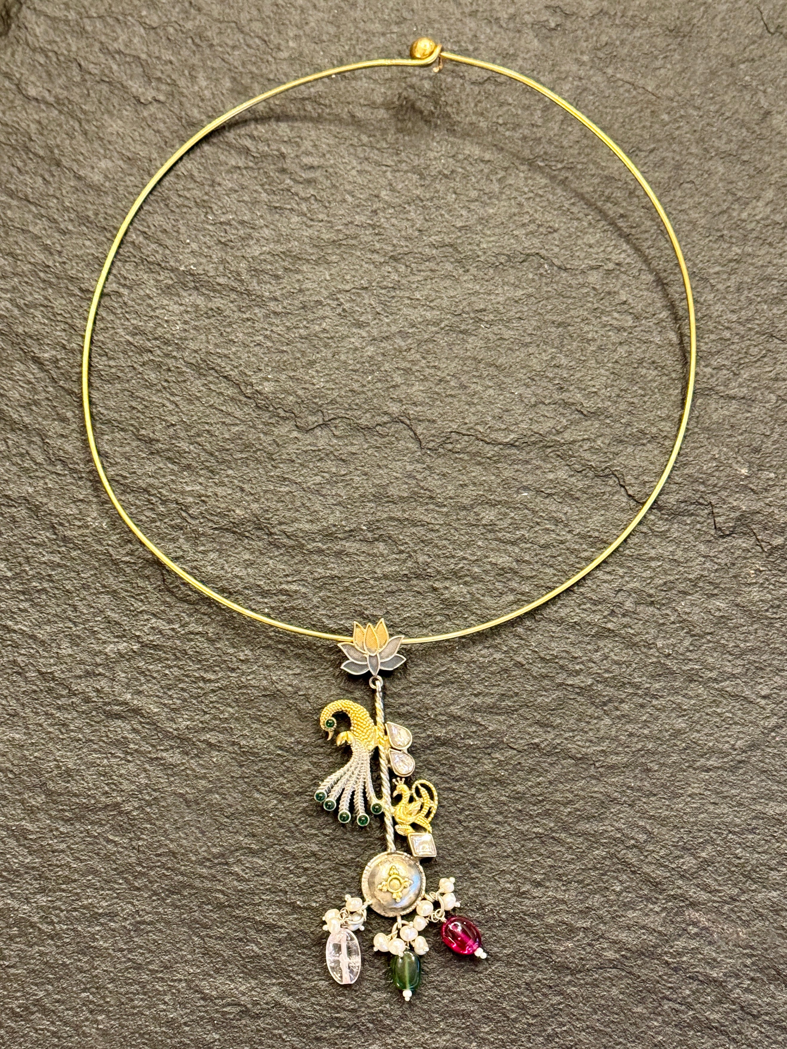 Silver 925 Hasli - Lotus Bird Pendant