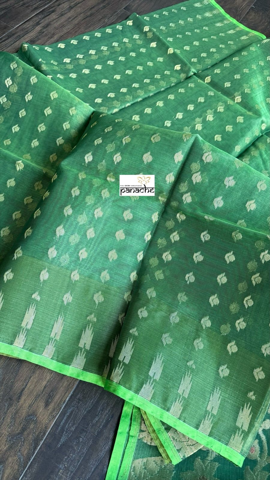 Muslin Jamdaani - Green