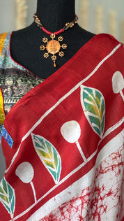 Pure Silk -  Hand Batik Ganesha