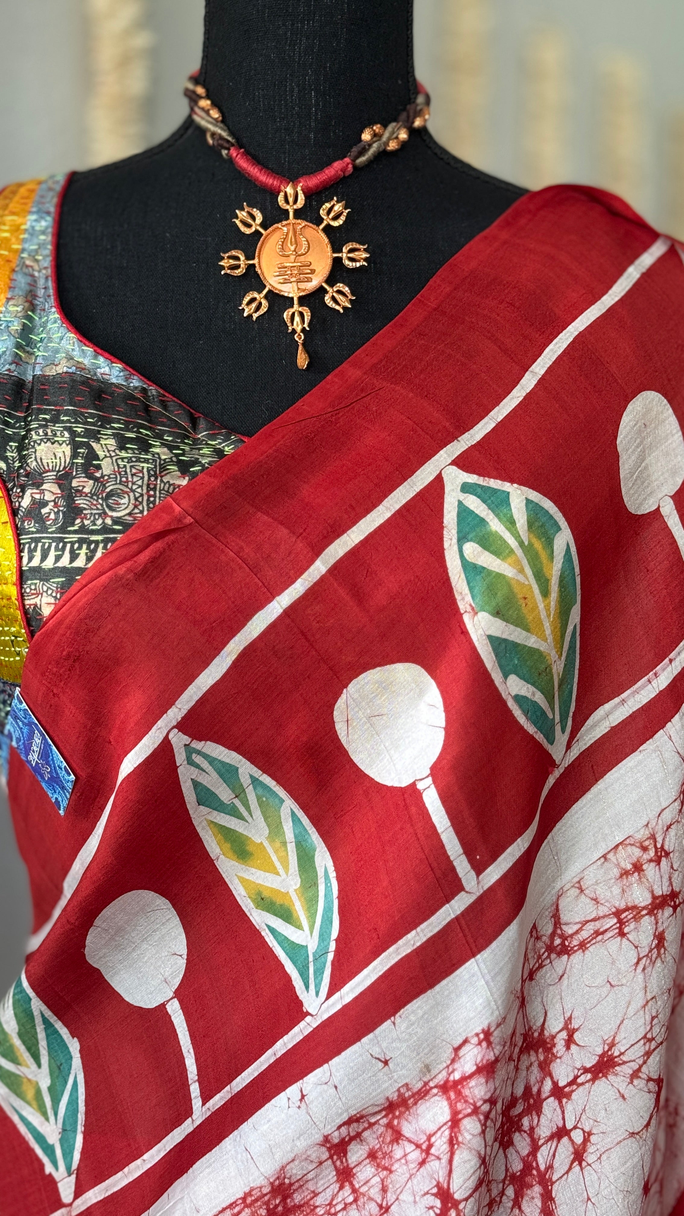 Pure Silk -  Hand Batik Ganesha