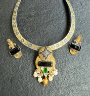 Silver 925 Hasli - Statement Onyx Pendant