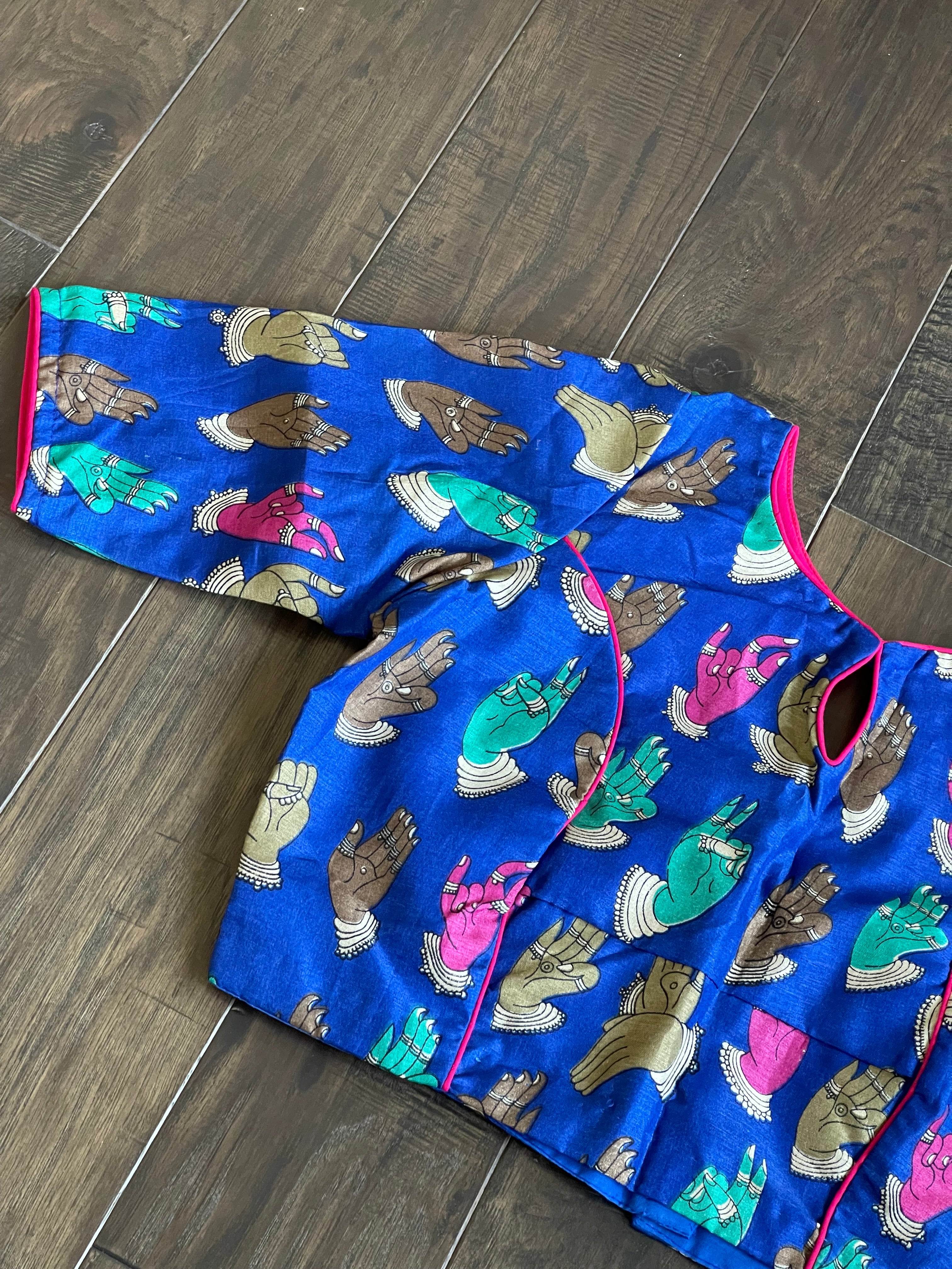 Designer Blouse - Royal Blue
