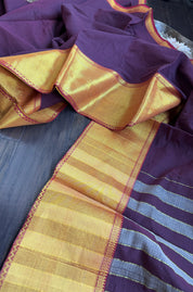 South Cotton - Maroon Handwoven