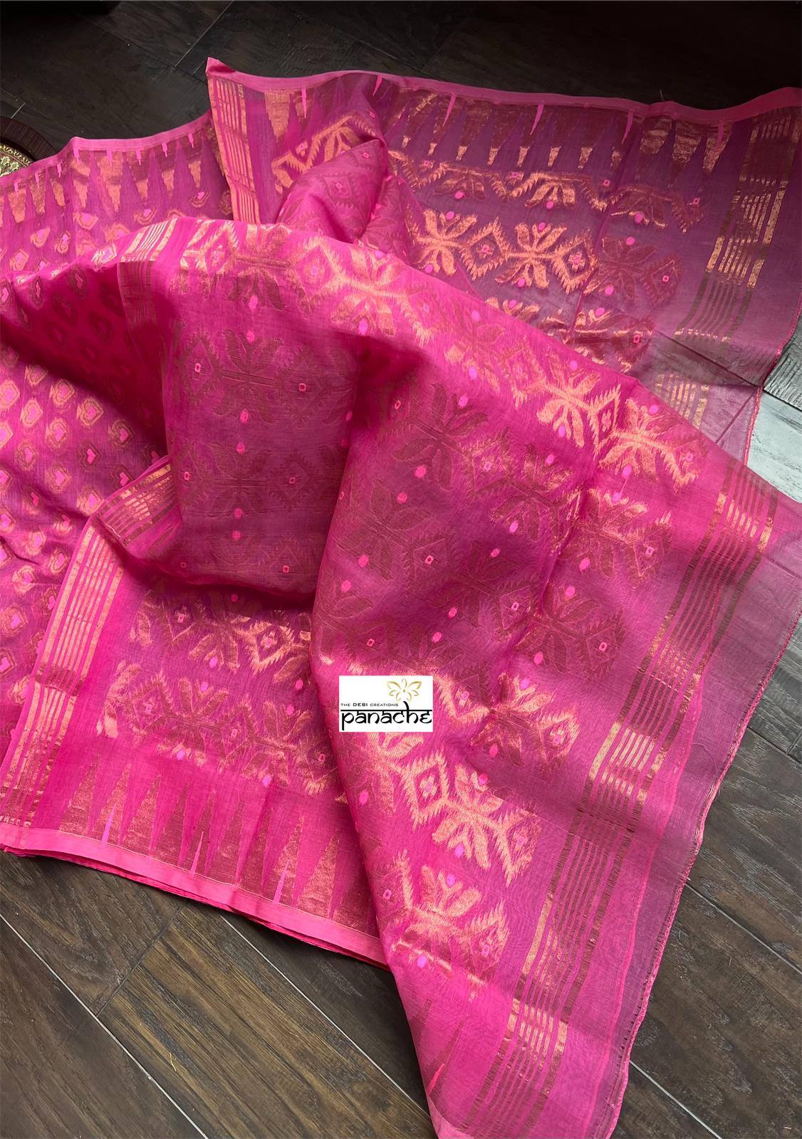 Jamdaani Soft - Pink Woven