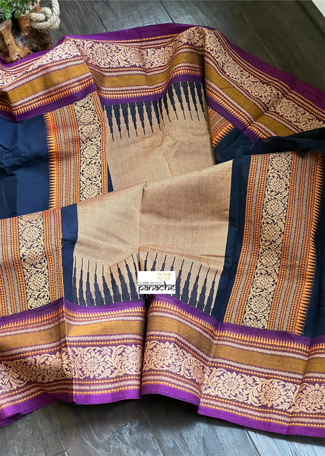 Kanchi South Cotton - Dark Navy Blue