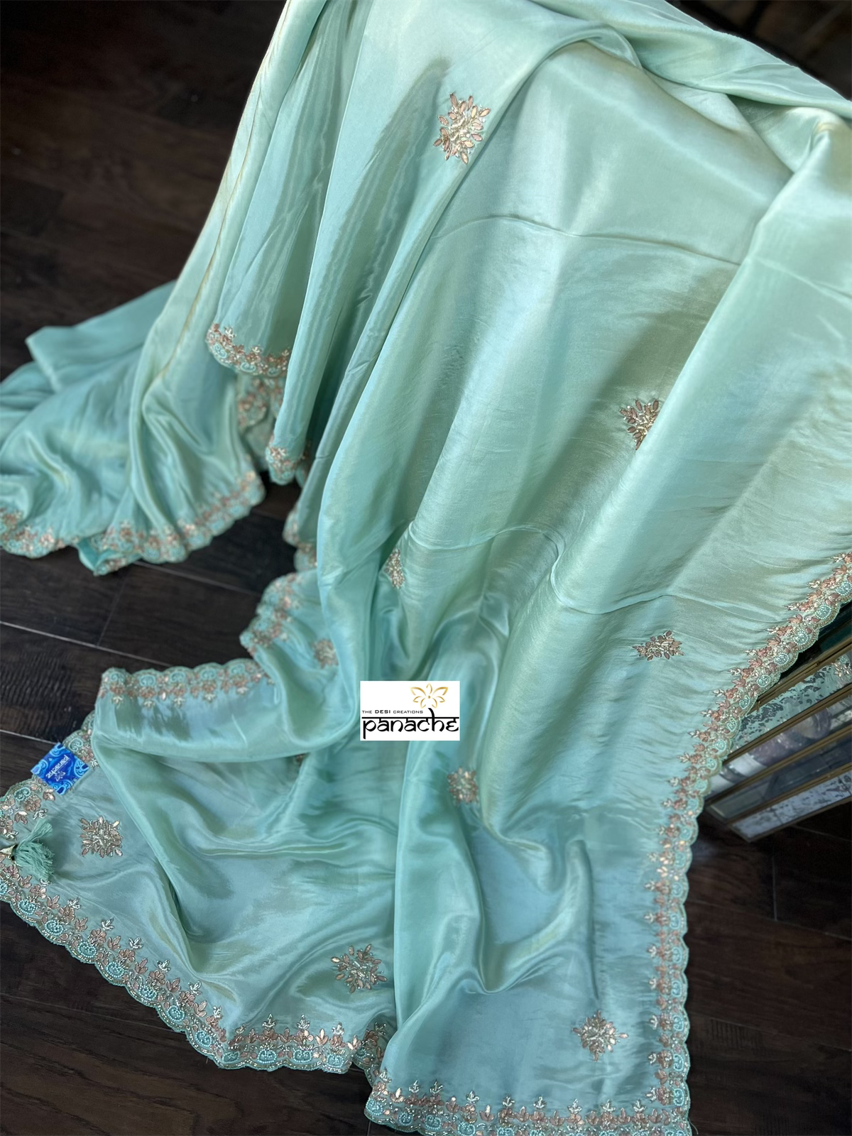 Designer Tissue Soft Silk - Light Sea Green