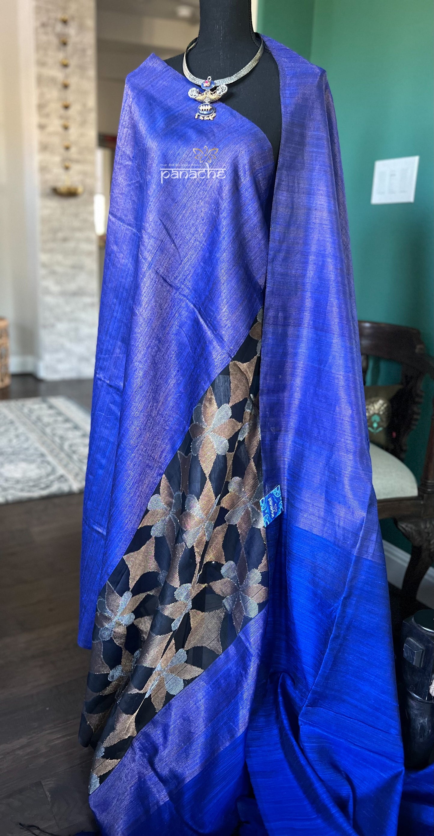 Pure Matka Silk - Royal Blue