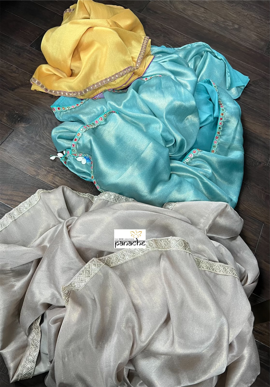 Designer Tissue Silk - Coffee Latte Shade