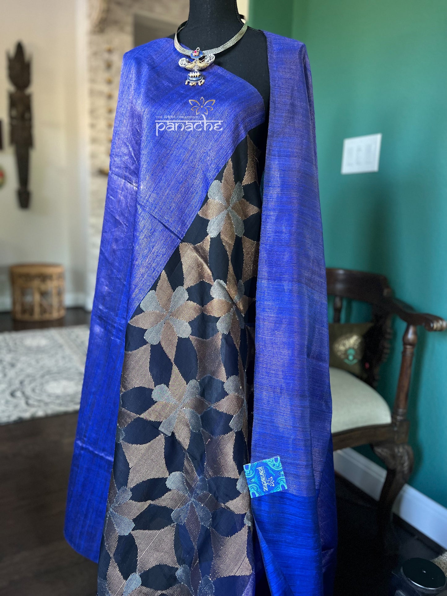 Pure Matka Silk - Royal Blue