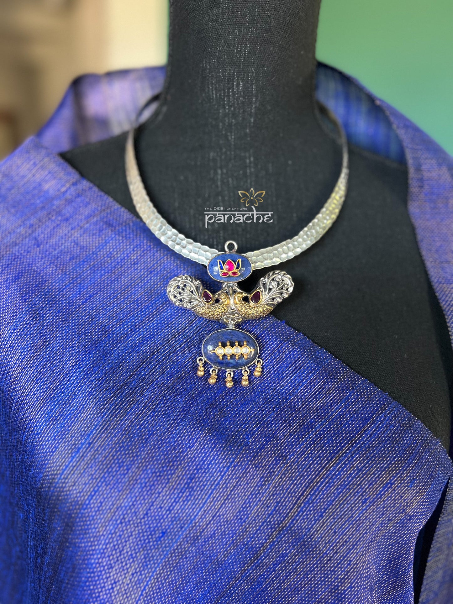 Pure Matka Silk - Royal Blue