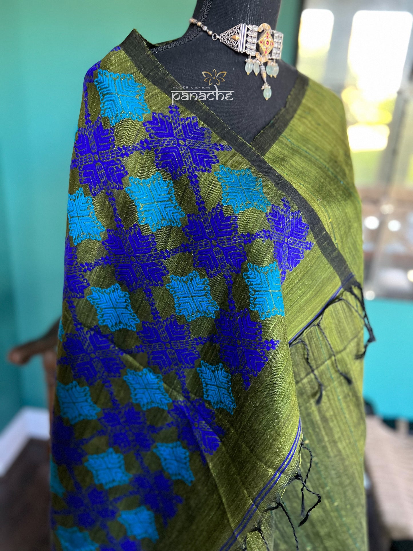 Pure Matka Silk - Mehendi Green