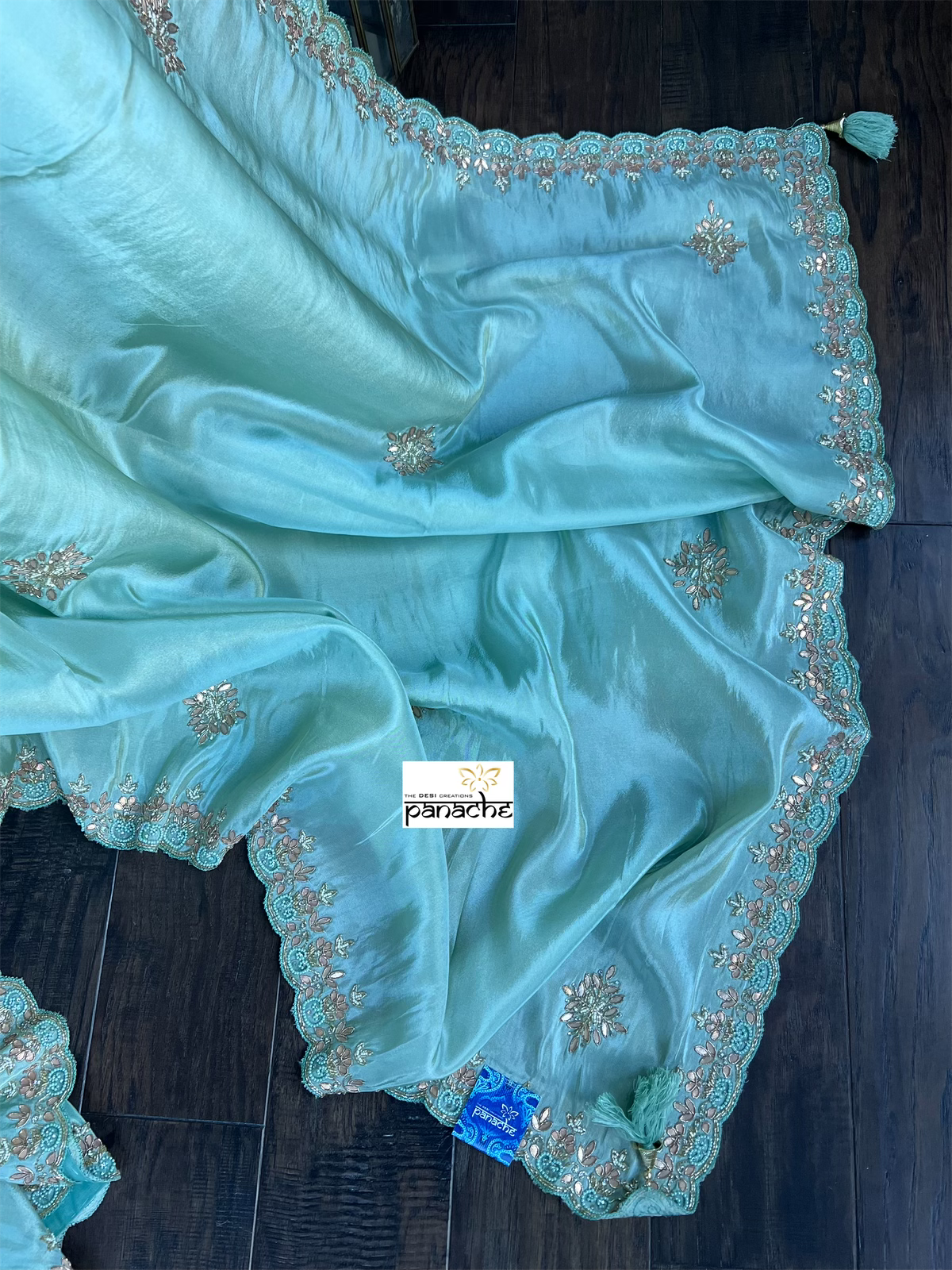 Designer Tissue Soft Silk - Light Sea Green