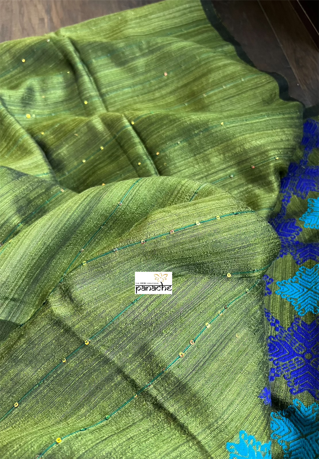 Pure Matka Silk - Mehendi Green