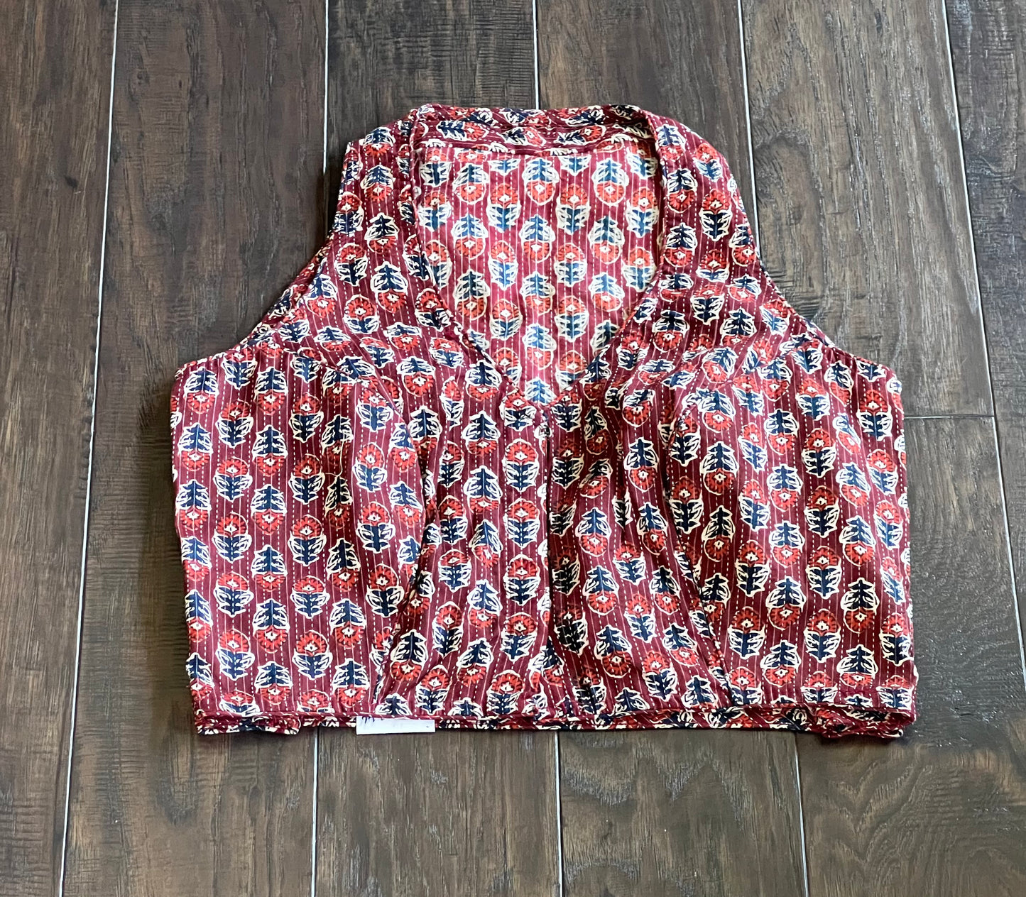 Designer Blouse - Maroon Rust