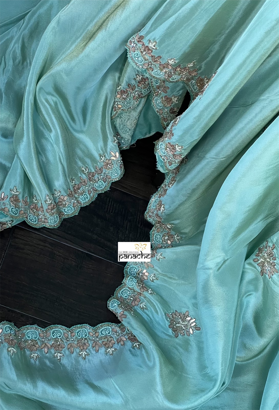 Designer Tissue Soft Silk - Light Sea Green