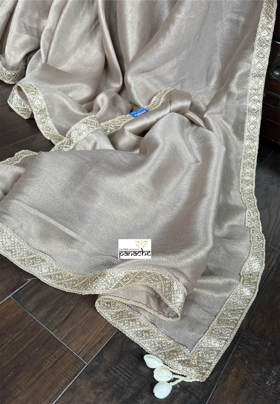 Designer Tissue Silk - Coffee Latte Shade