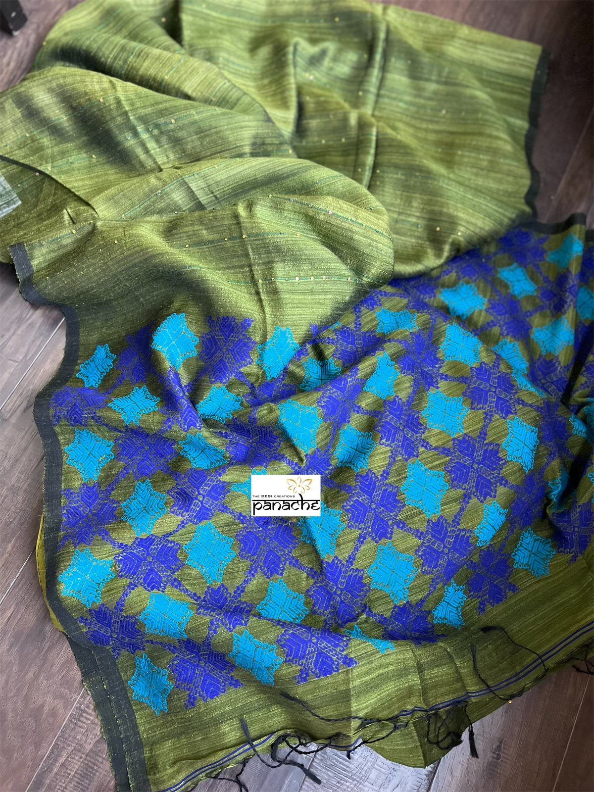 Pure Matka Silk - Mehendi Green