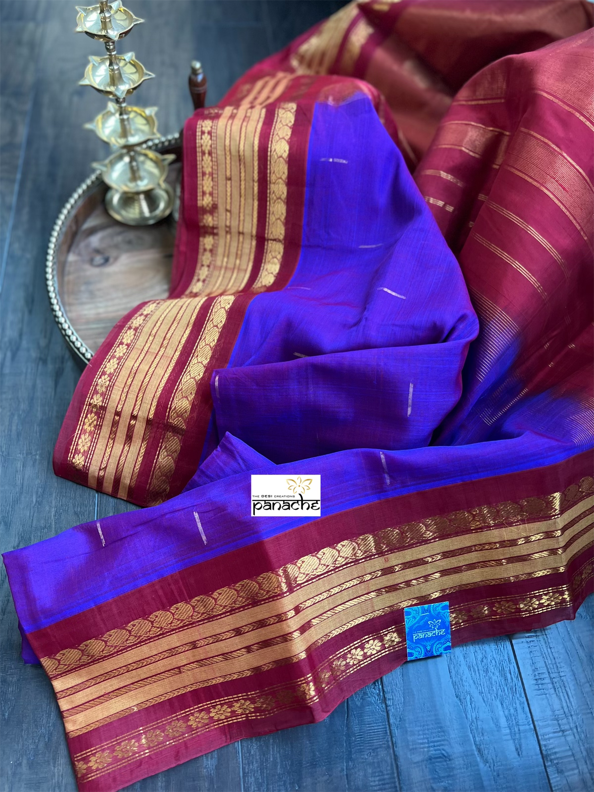 Gadwal SICO - Purple Red