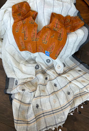 Designer Blouse - Ochre Yellow Brown