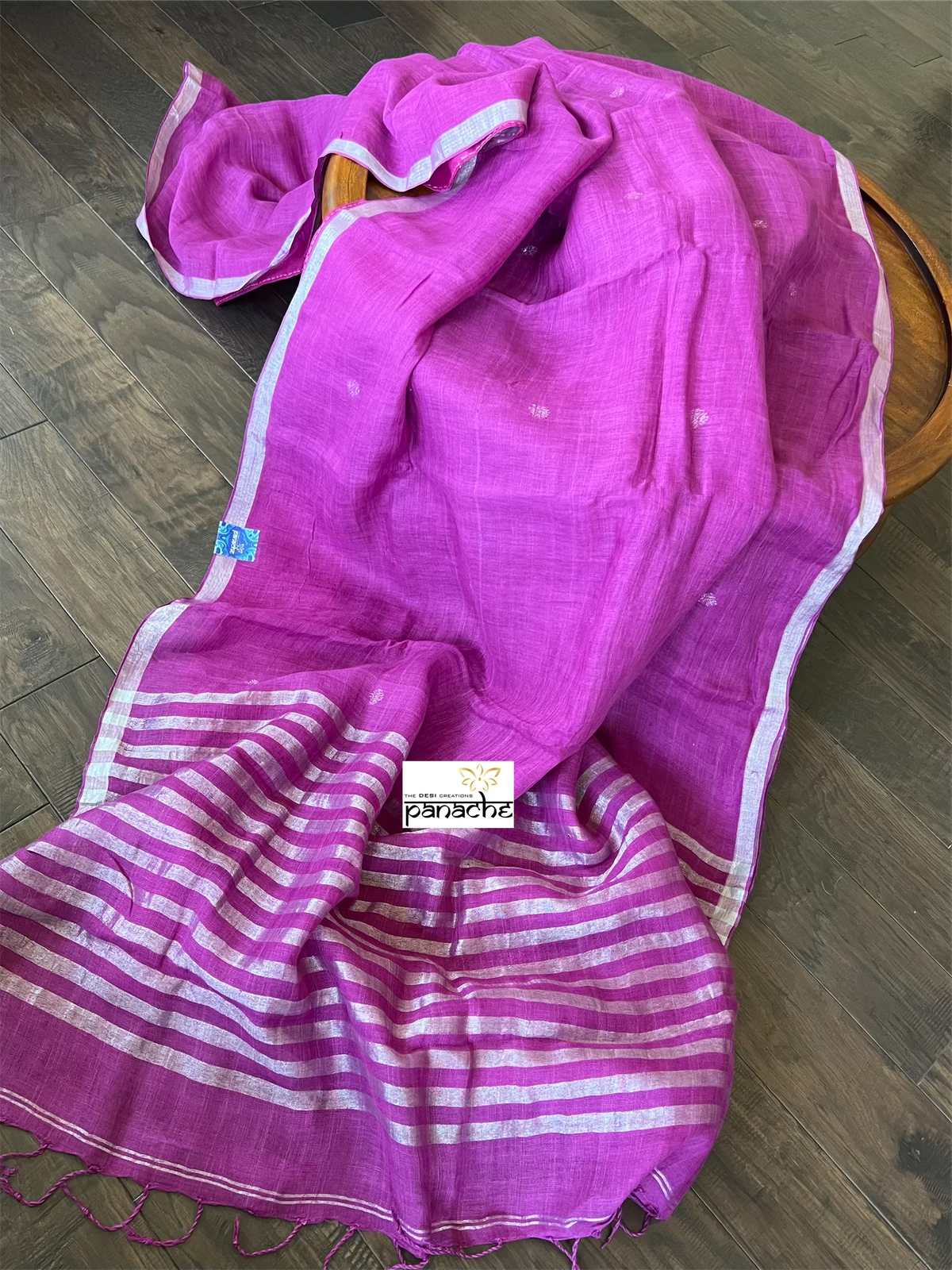Linen Handloom - Purple Woven