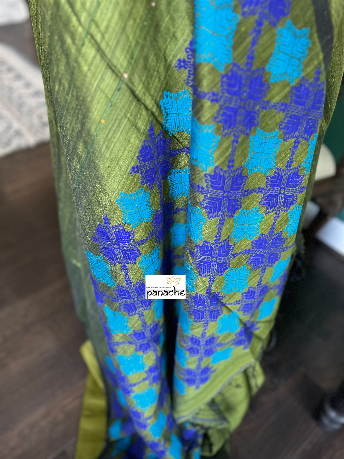 Pure Matka Silk - Mehendi Green