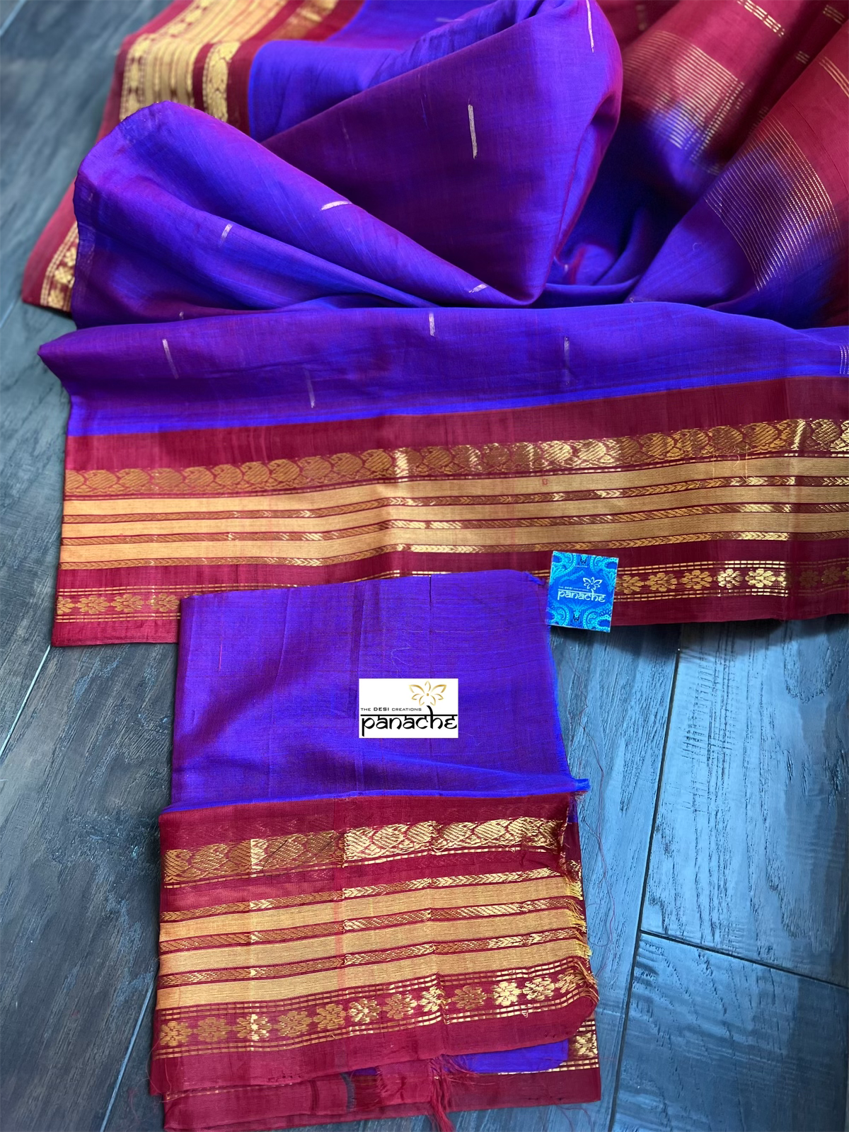 Gadwal SICO - Purple Red