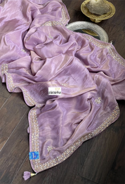 Designer Tissue Soft Silk - Mauve