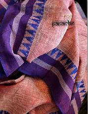 Linen - Peach body Purple temple