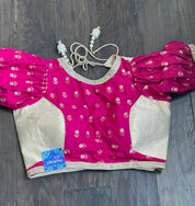 Designer Blouse - Magenta Golden