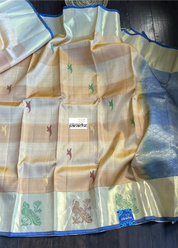Silk Kanjivaram - Melon Yellow