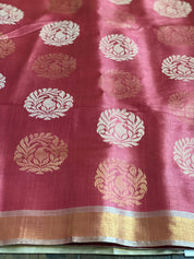 Tussar Silk - Wine Magenta Woven