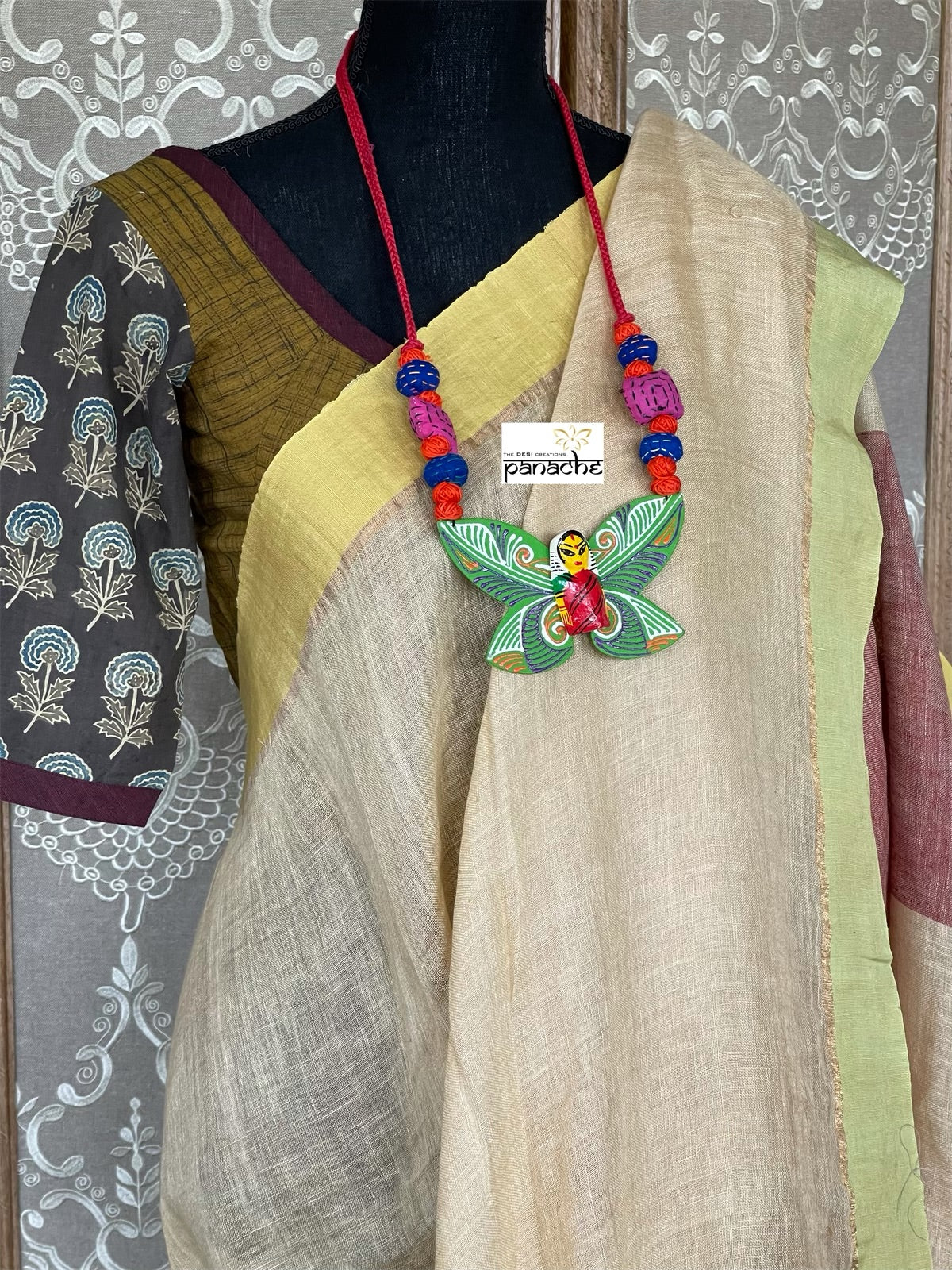 Jewelry Necklace - Bohemian Multi color Butterfly